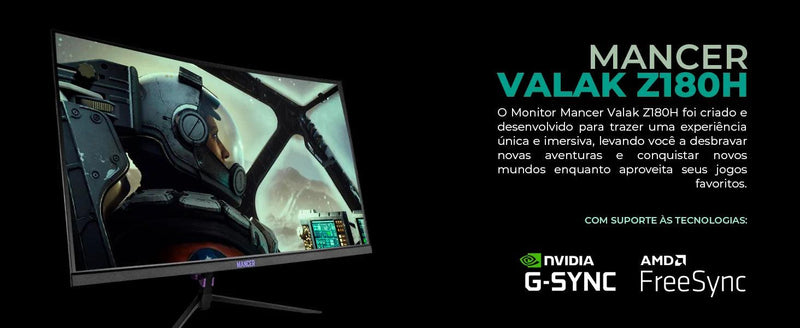 Monitor Gamer Mancer Valak Z180H