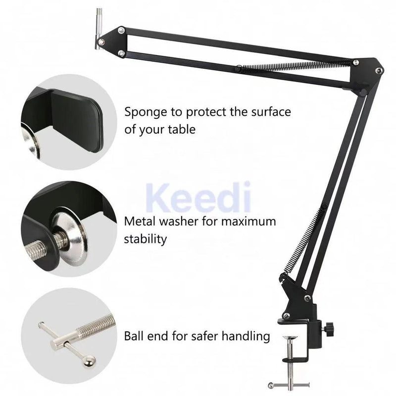 Braço Articulado Suporte Microfone Profissional
